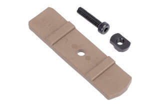Unity Tactical AXON M-LOK Mounting Kit has a polymer plate with FDE finish